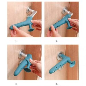 Safety Door Handle Protective Cover - Anti-Collision Silicone Knob Cover